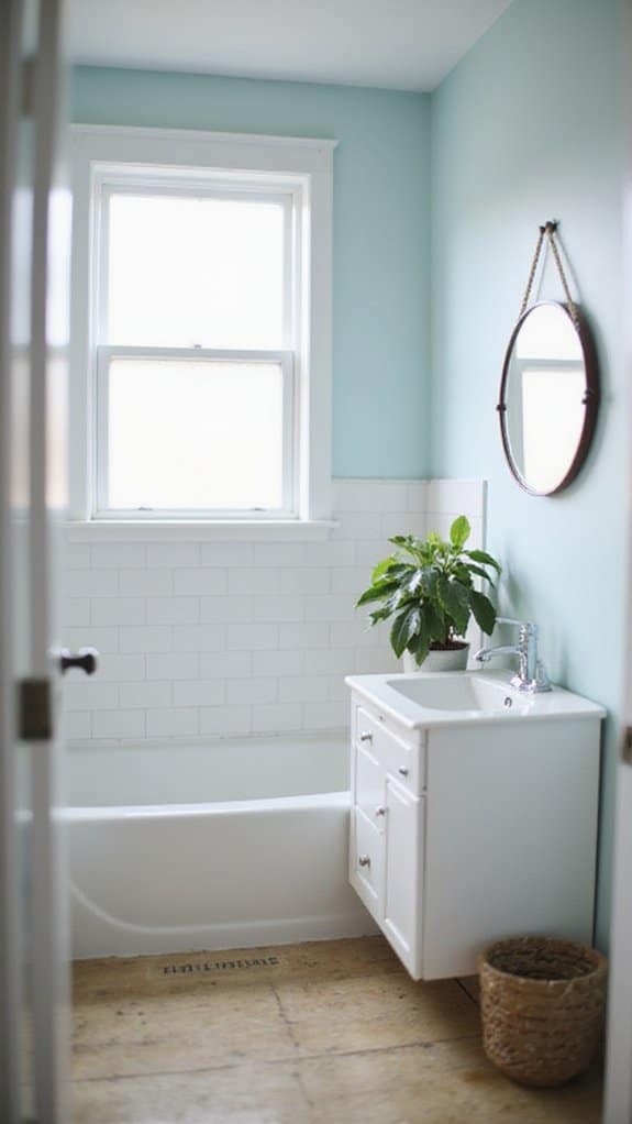 light bright airy bathroom