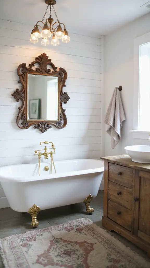 vintage fixtures enhance elegance