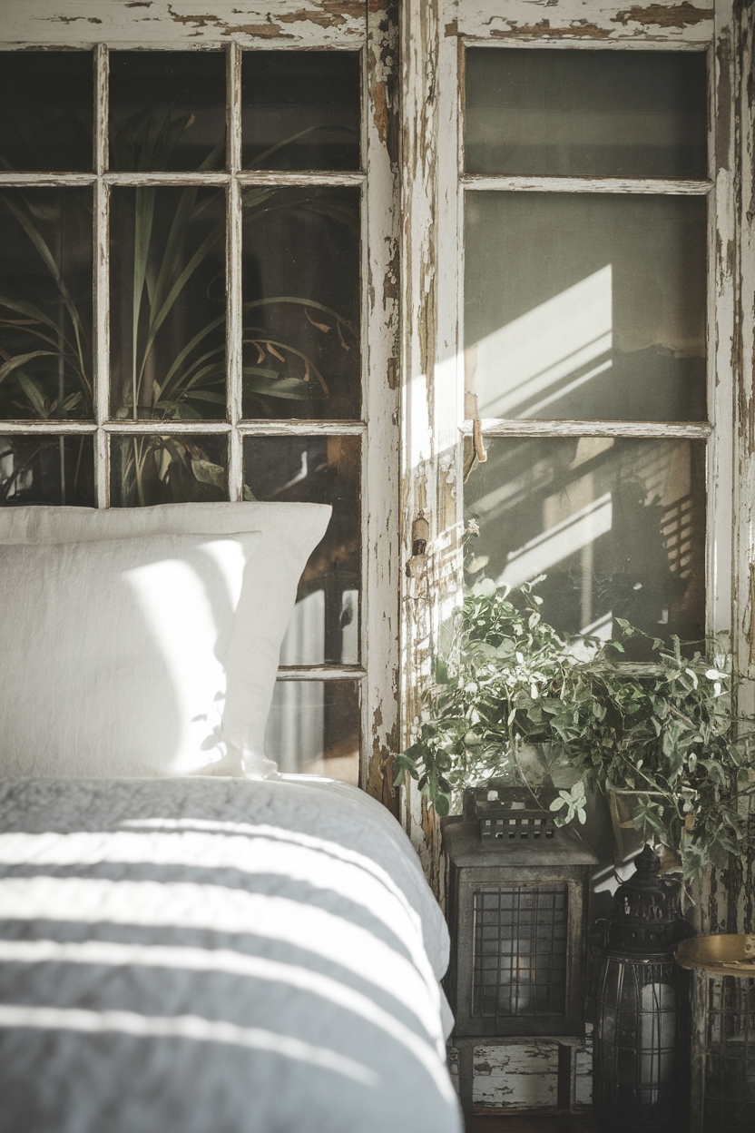 charming antique window frames