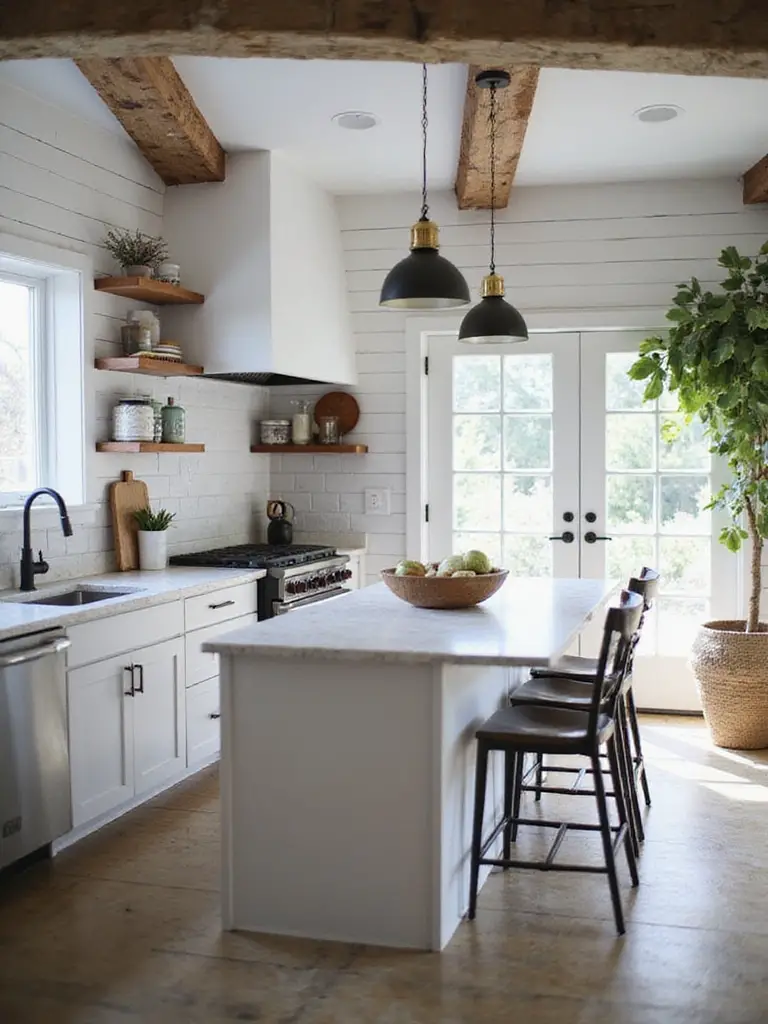 rustic modern farmhouse aesthetic