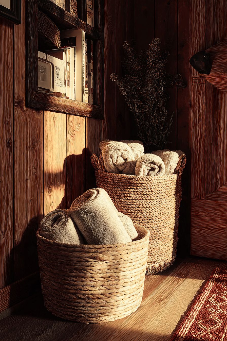 Cozy Up with Woven Baskets