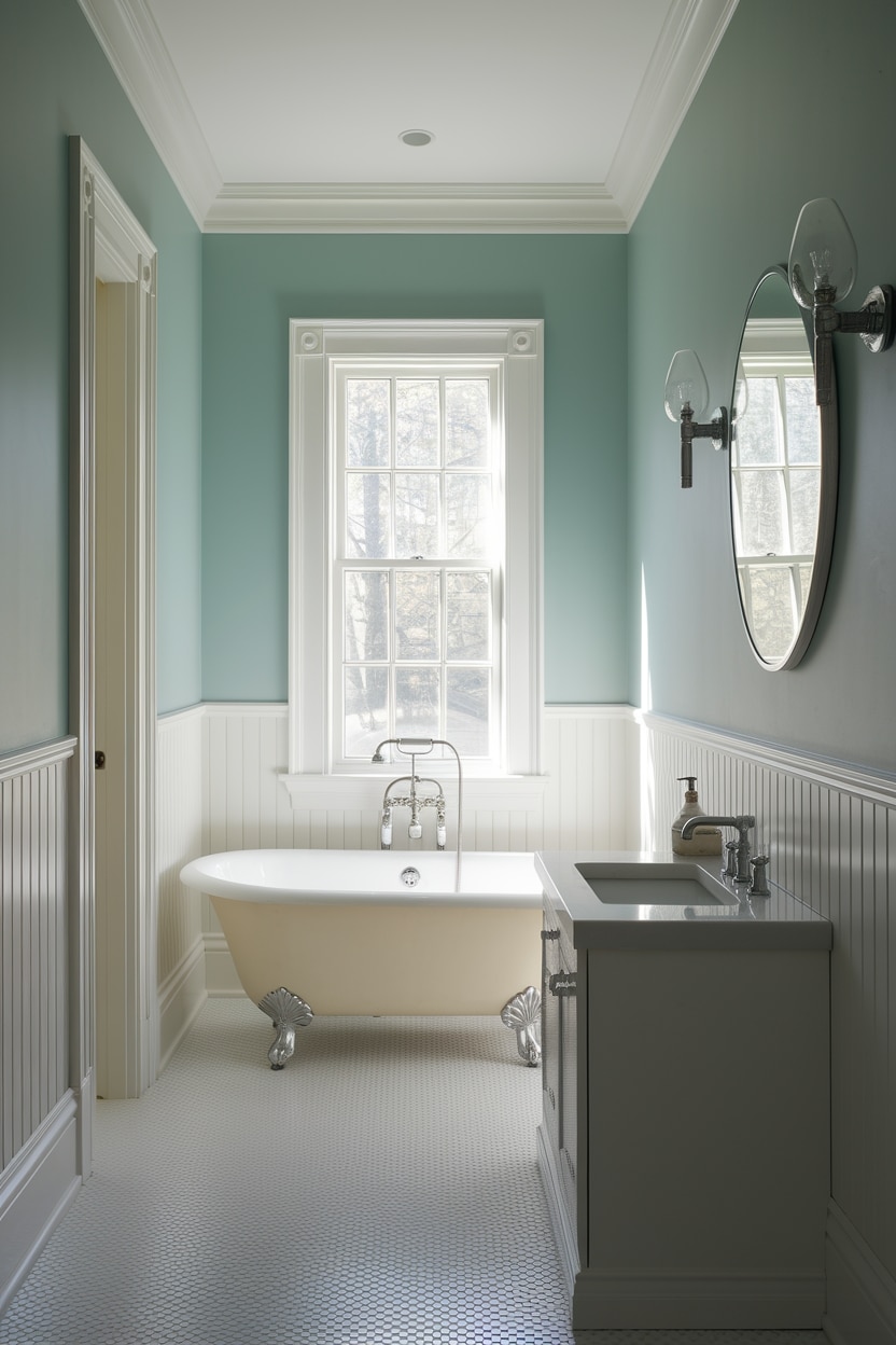 contrasting trim enhances architecture