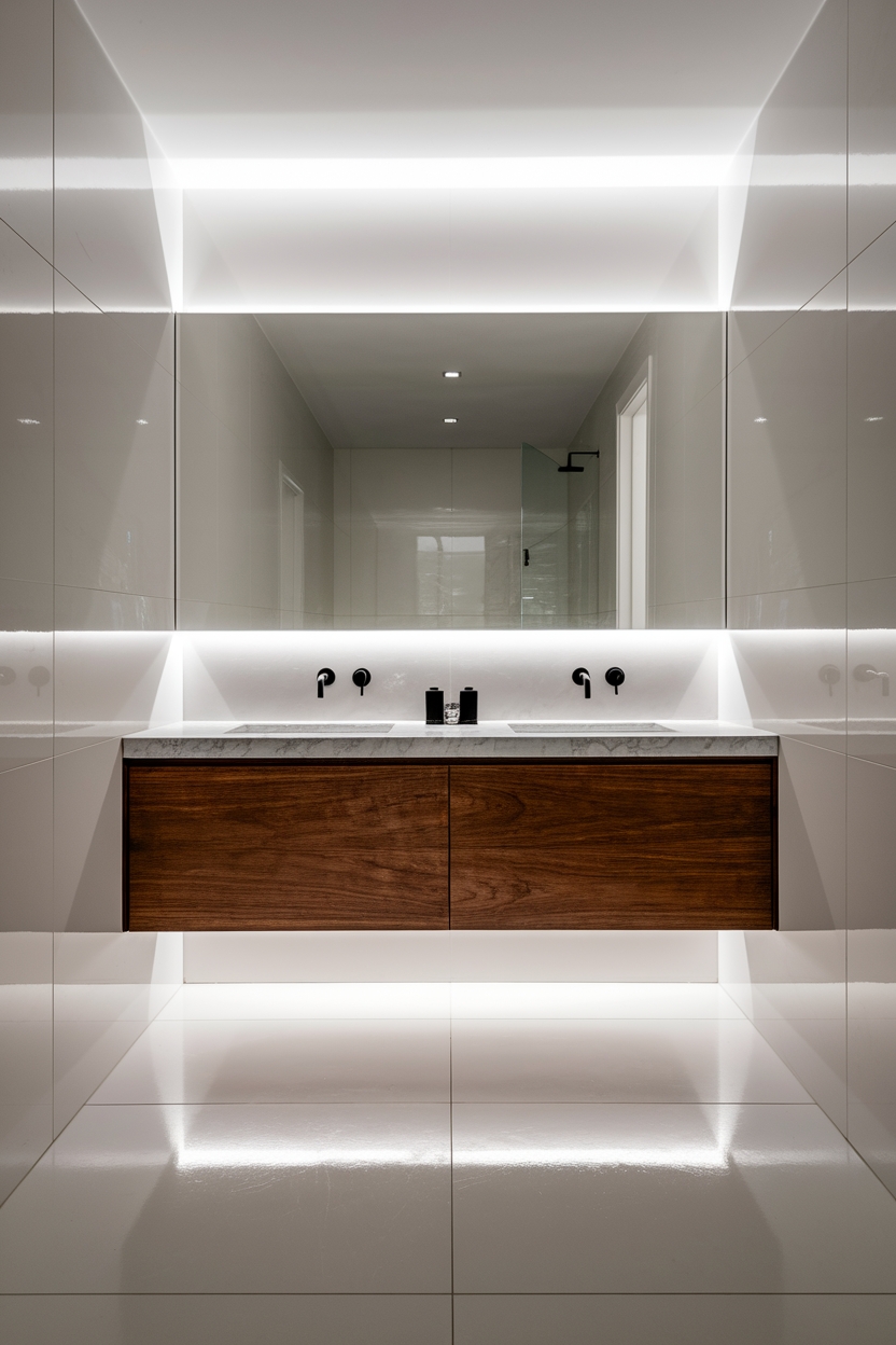 modern floating vanity benefits