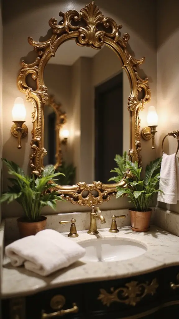 reflective bathroom design statement