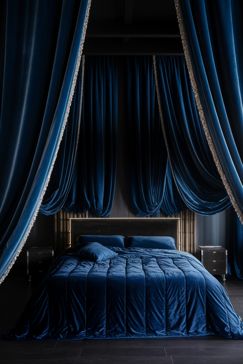 deep enchanting blue hue