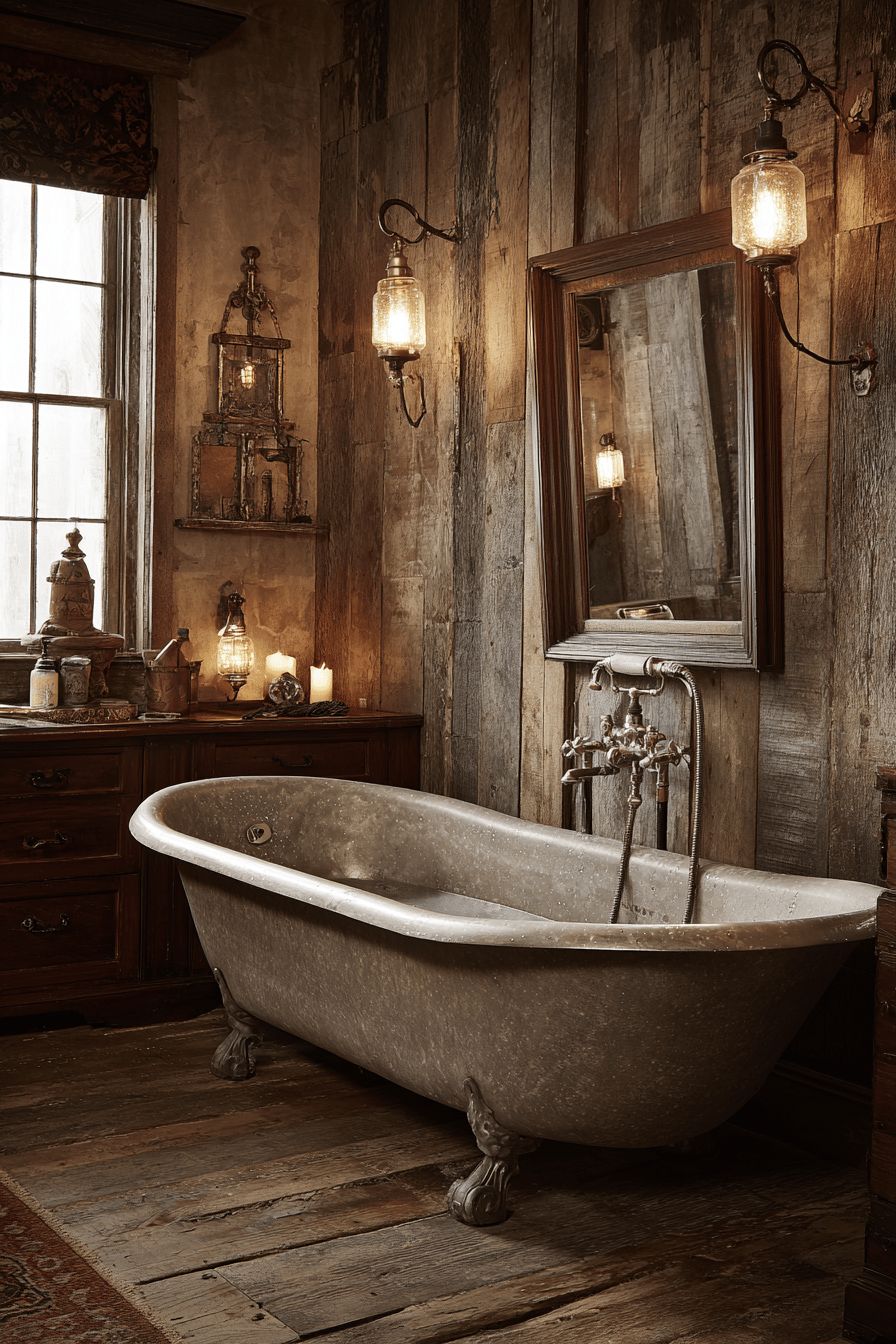 Incorporate Vintage Fixtures for Timeless Charm