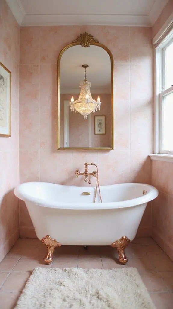 sleek muted pink elegance