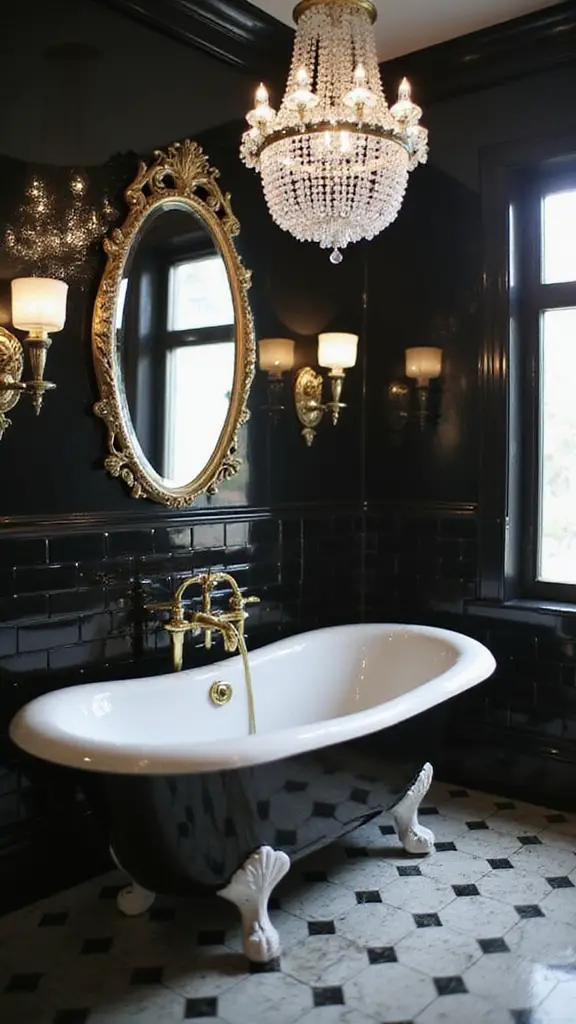 vintage elegance in bathrooms