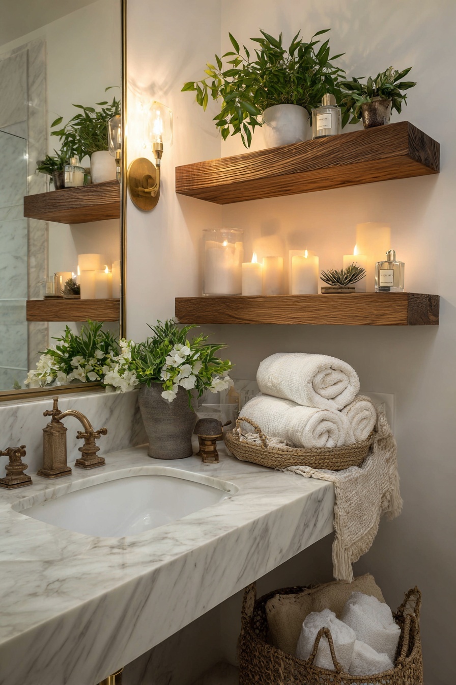 Create a Spa-Like Ambiance with Candles