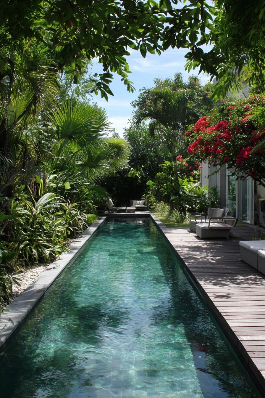 Create a Tranquil Oasis with a Lap Pool
