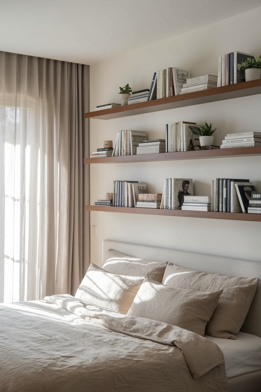 mounting shelves on walls
