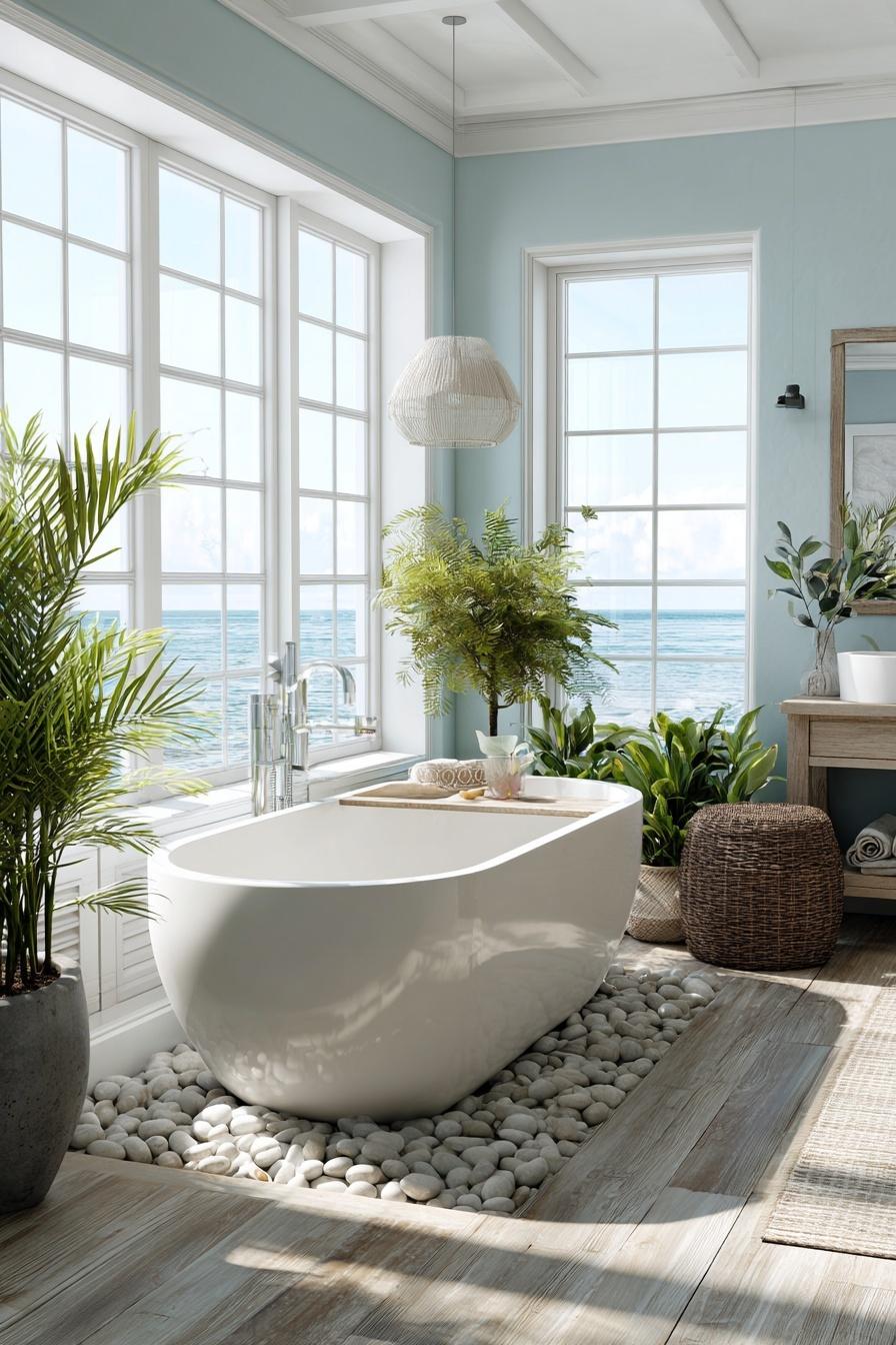 Create Serenity with Whitewashed Wood