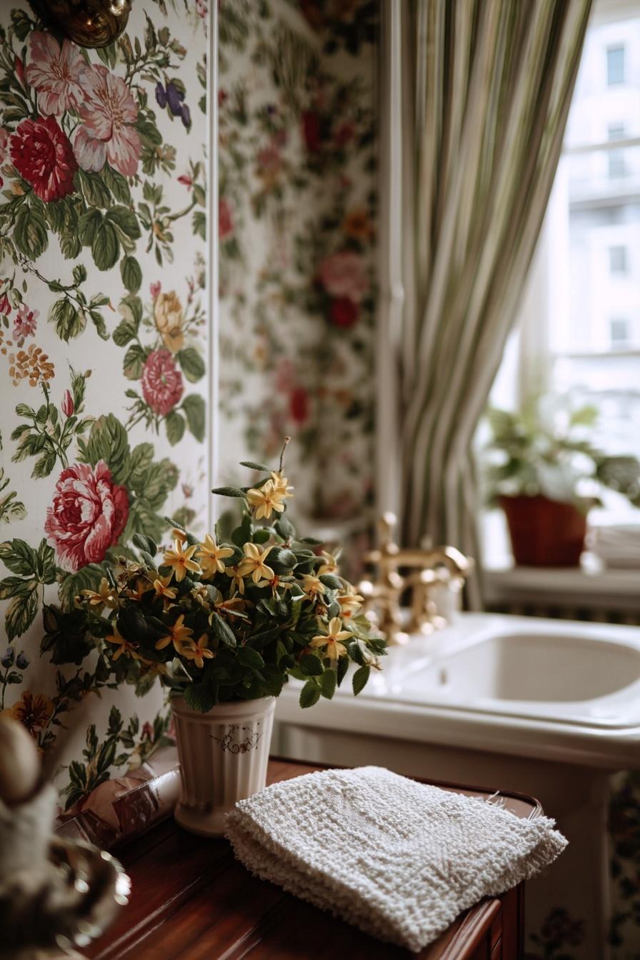 Create Character with Vintage Florals