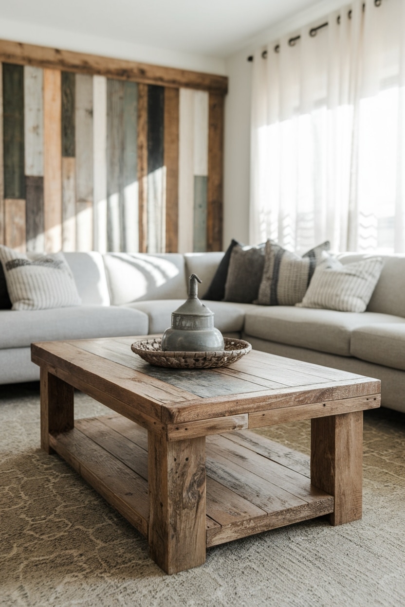 reclaimed wood design accents
