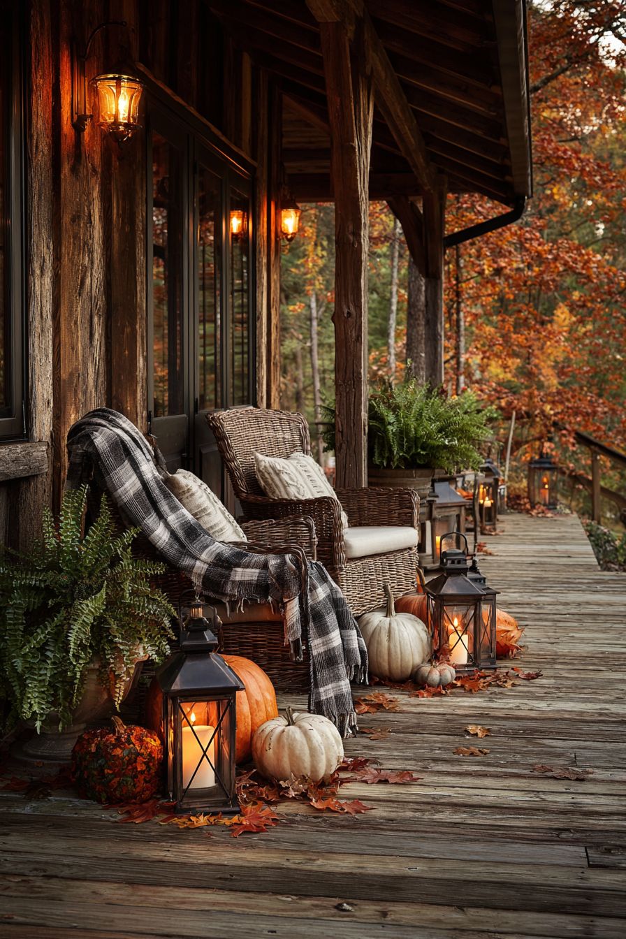 Adorn with Rustic Lanterns