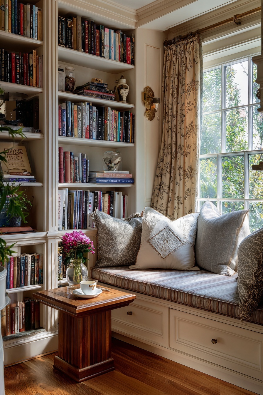 Create a Cozy Reading Nook with Pillows
