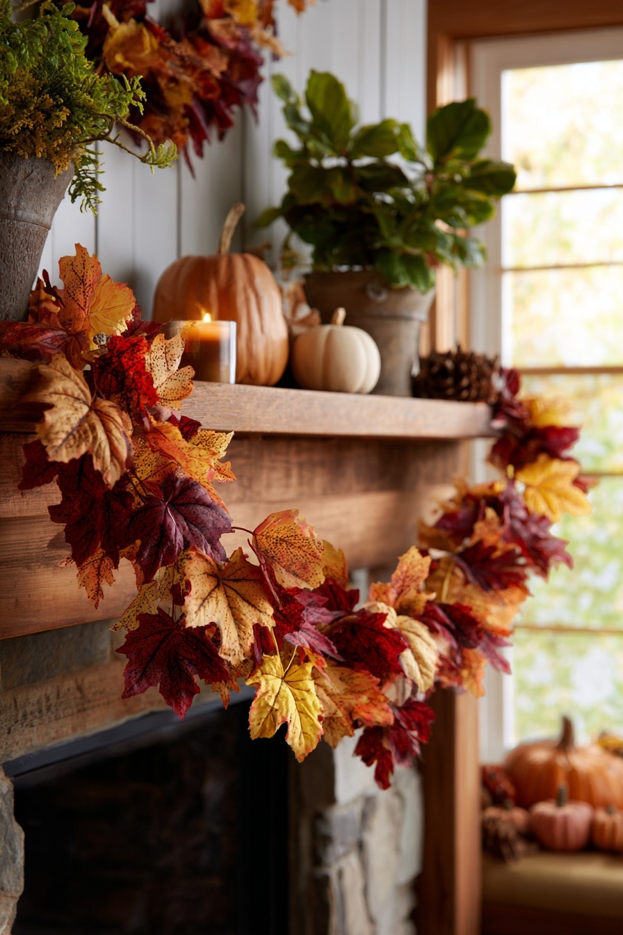 Design a Leaf Garland for Mantels