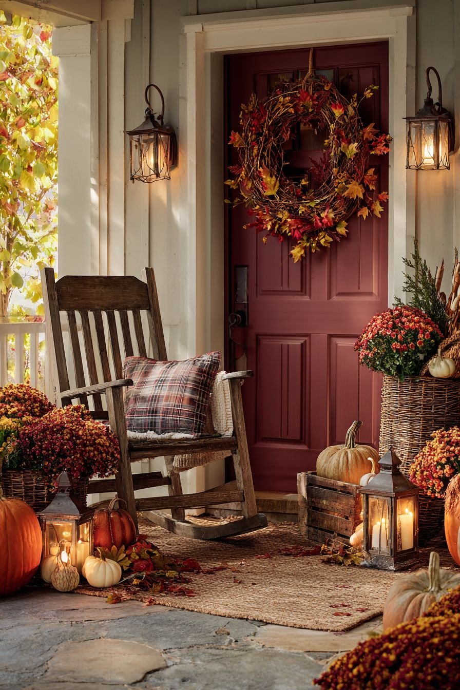 Hang a Festive Autumn Wreath