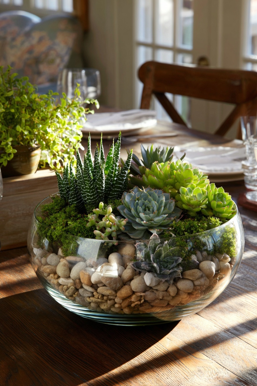 Create a Succulent Terrarium in a Bowl