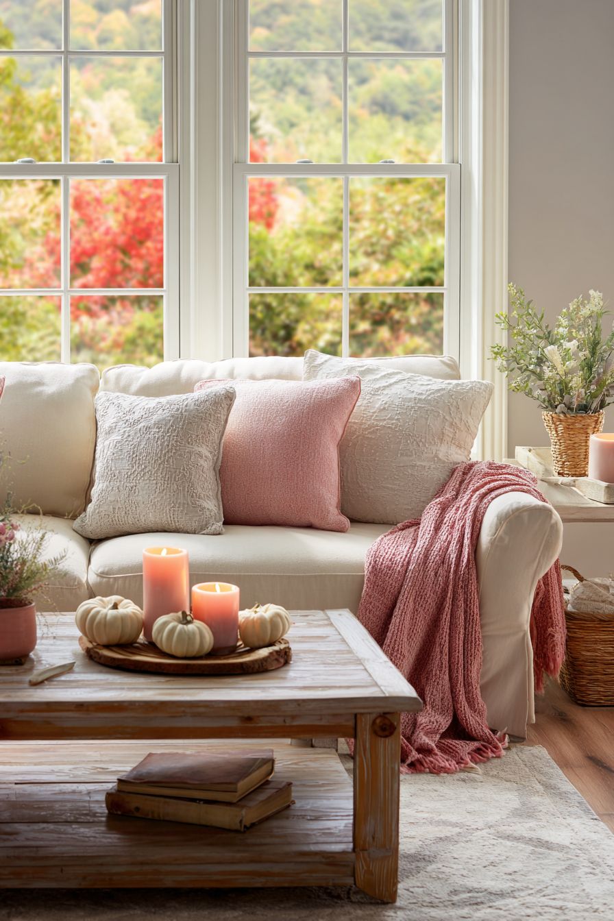 Incorporate Blush Throw Pillows
