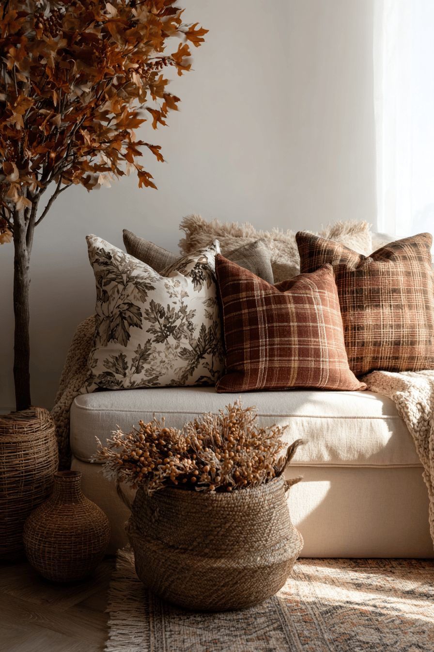 Swap In Seasonal Pillow Covers for a Fresh Look