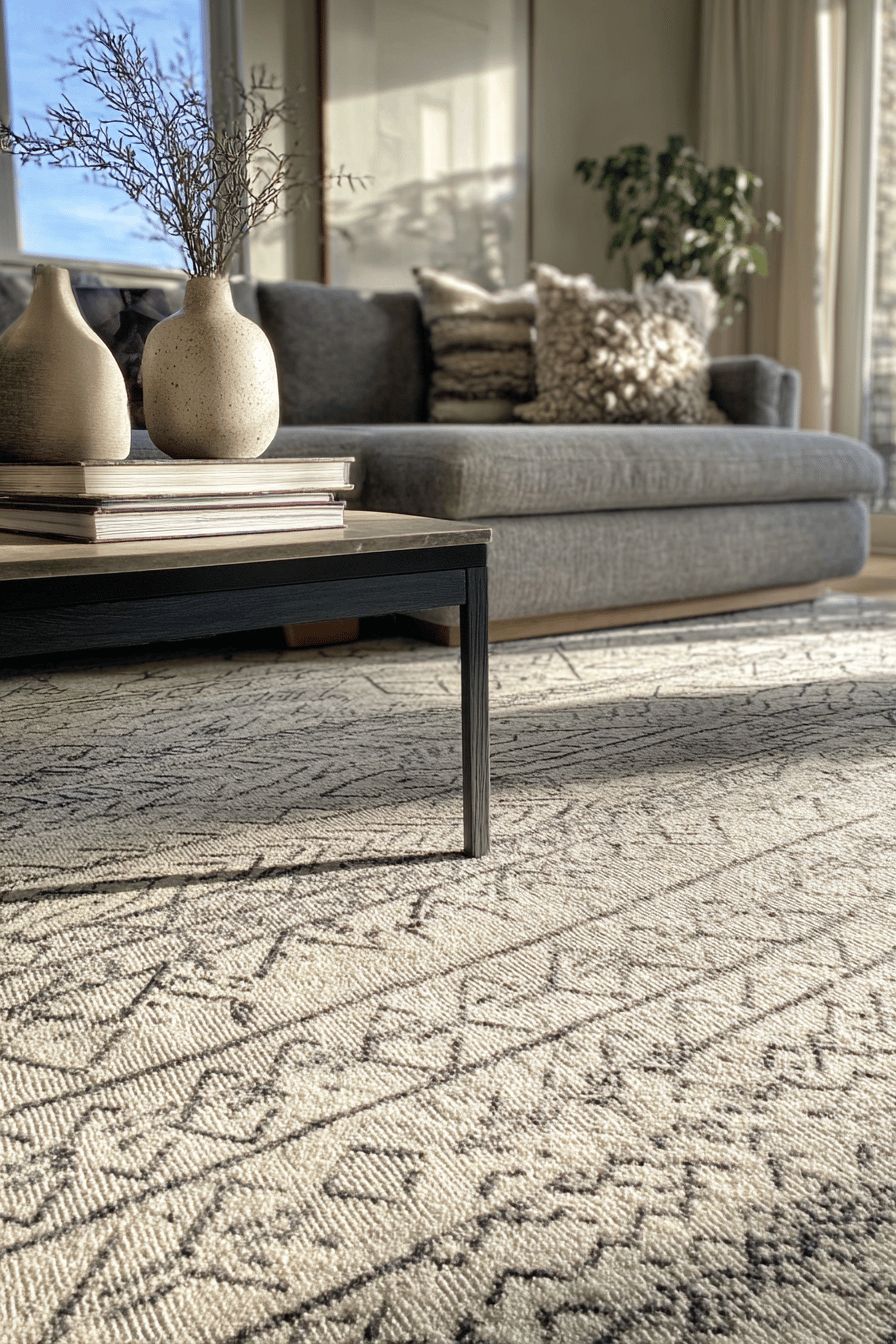 Incorporate a Chic Area Rug for Texture