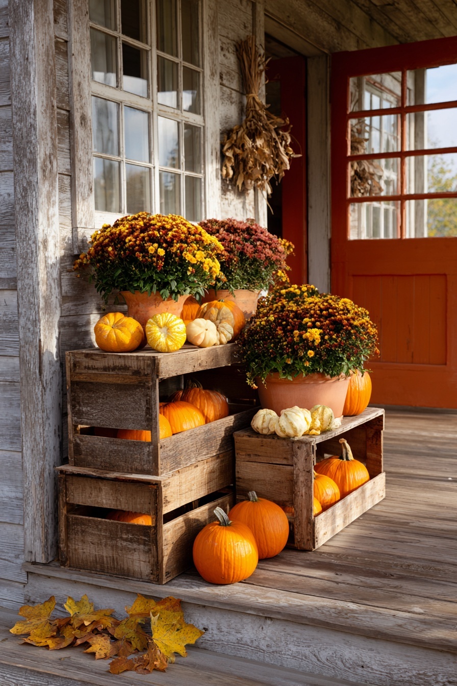Incorporate Rustic Wooden Crates