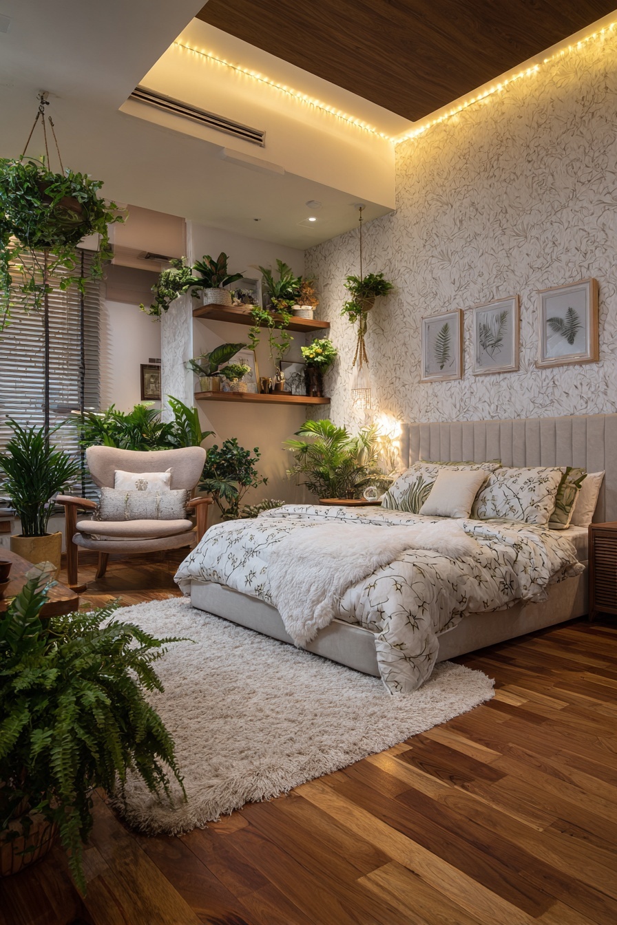 Incorporate LED Lights for a Cozy Glow