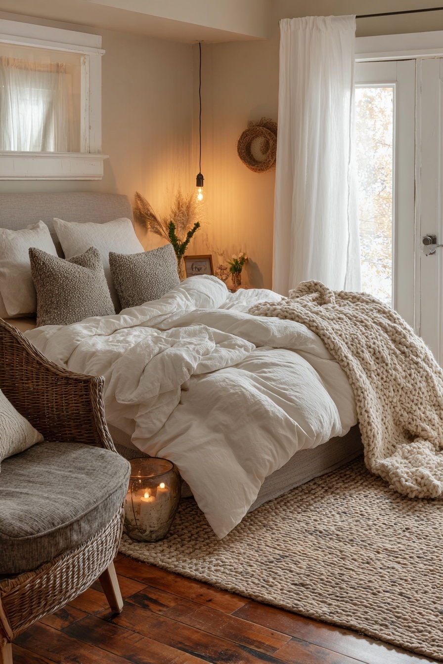 Incorporate Soft, Warm Lighting