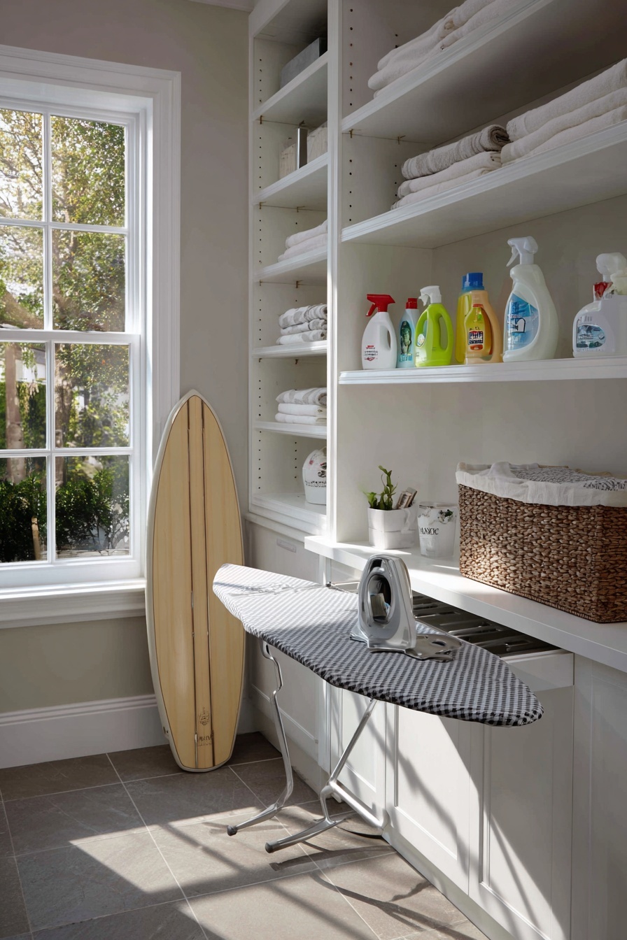 Create a Fold-Down Ironing Station