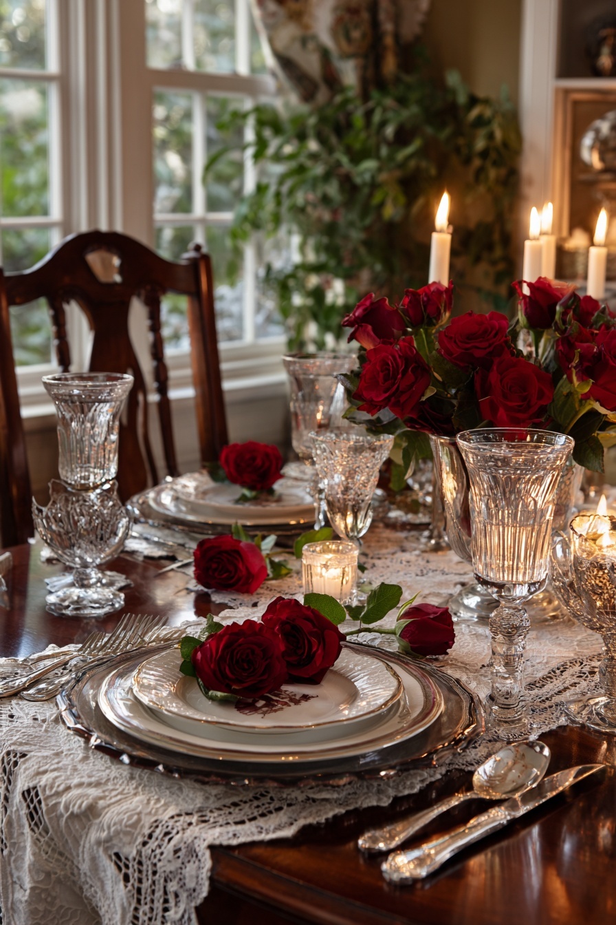 Use Delicate Lace Table Runners