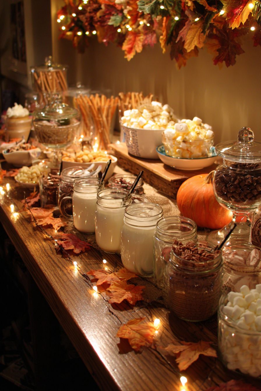 Set Up a Cozy Hot Cocoa Bar
