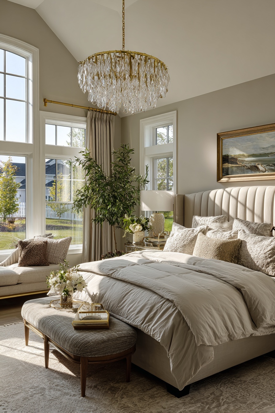 Add a Statement Chandelier