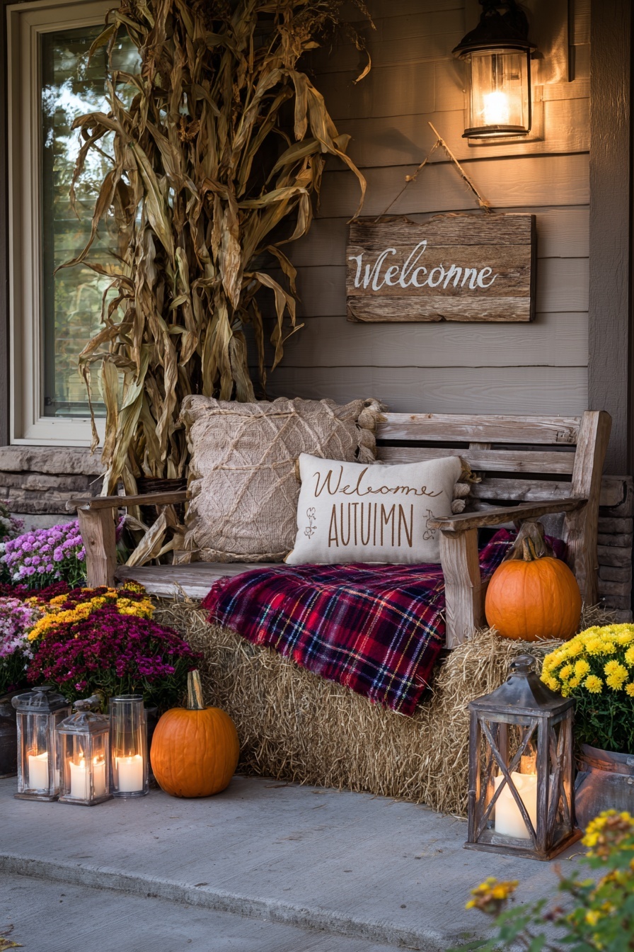Create a Rustic Hay Bale Seat