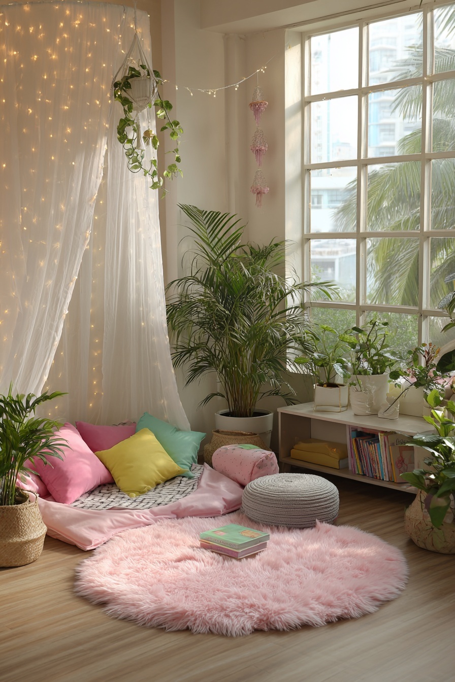 Create Cozy Corners with Fluffy Rugs