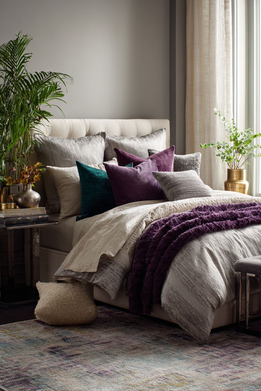 Introduce Rich, Jewel-Tone Pillows