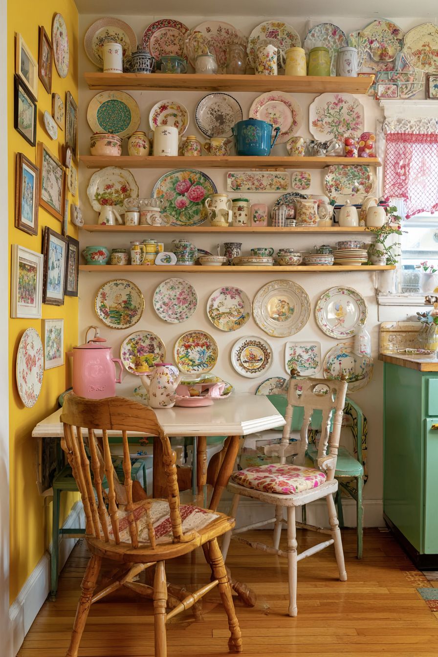 Create a Wall of Vintage Plates
