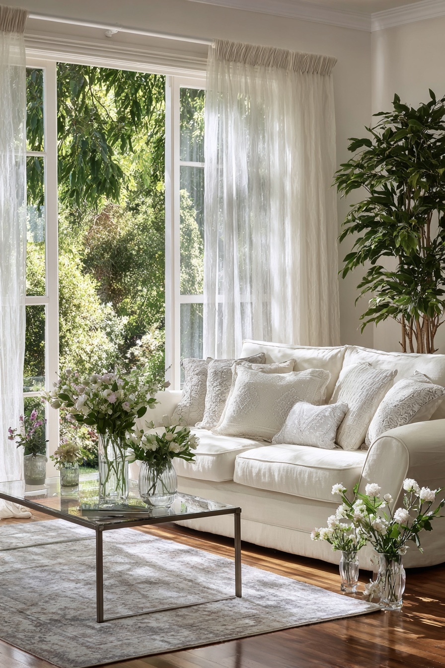 Incorporate Light and Airy Fabrics