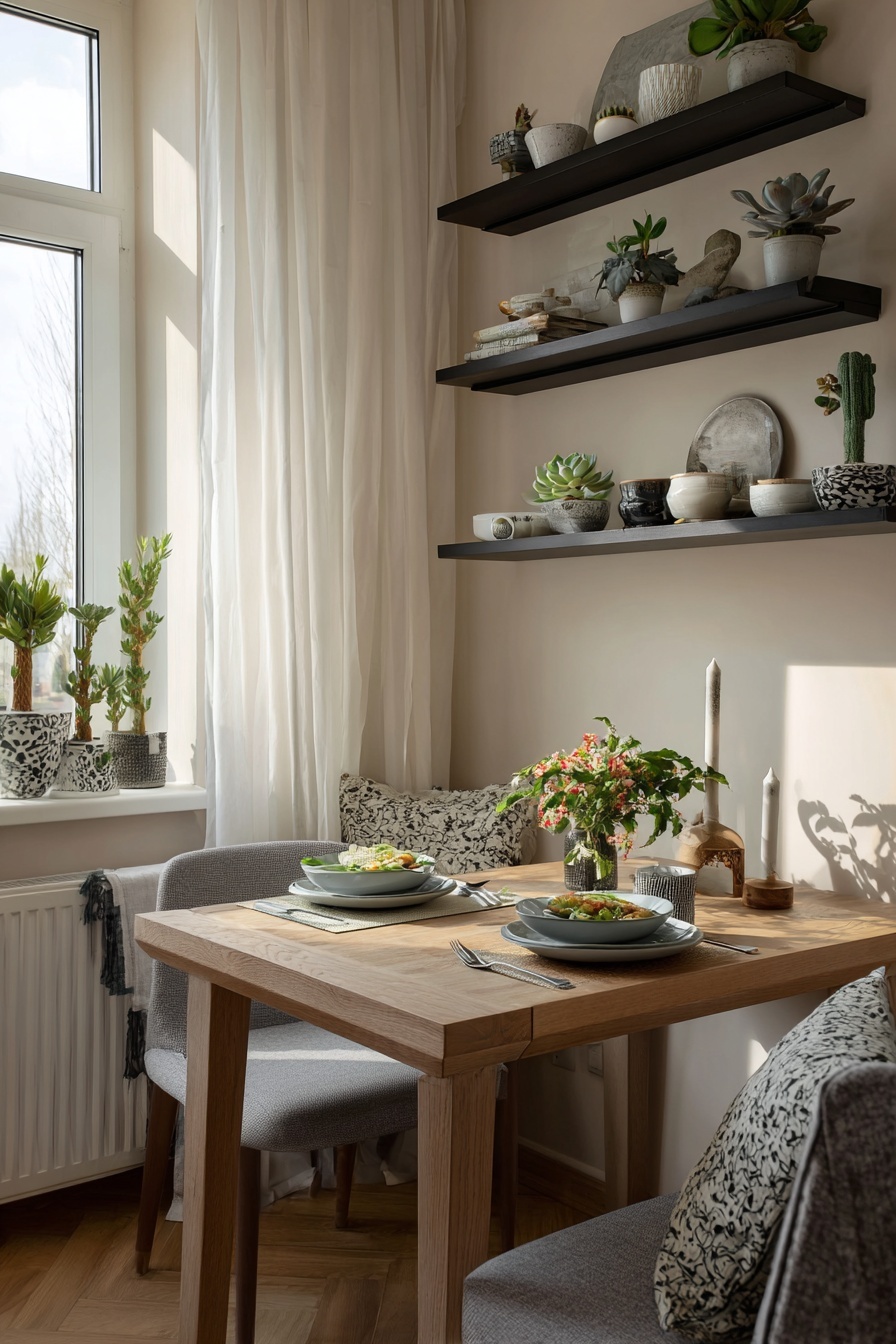 Install Wall-Mounted Shelving