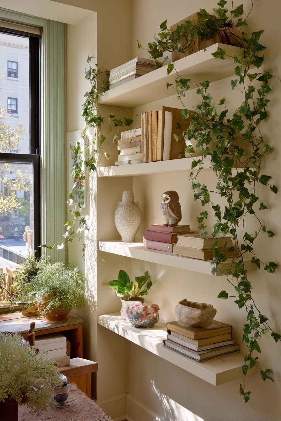 Install Floating Shelves for Décor