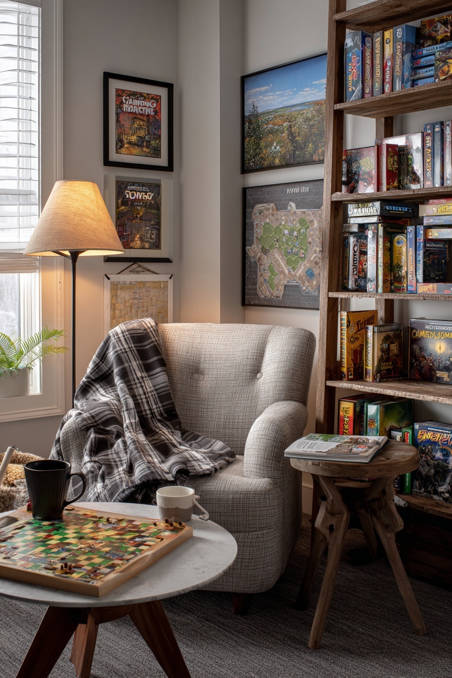 Set Up a Cozy Board Game Nook