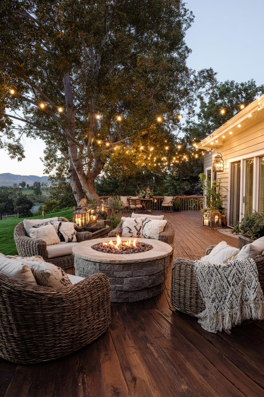 Incorporate a Cozy Fire Pit Area