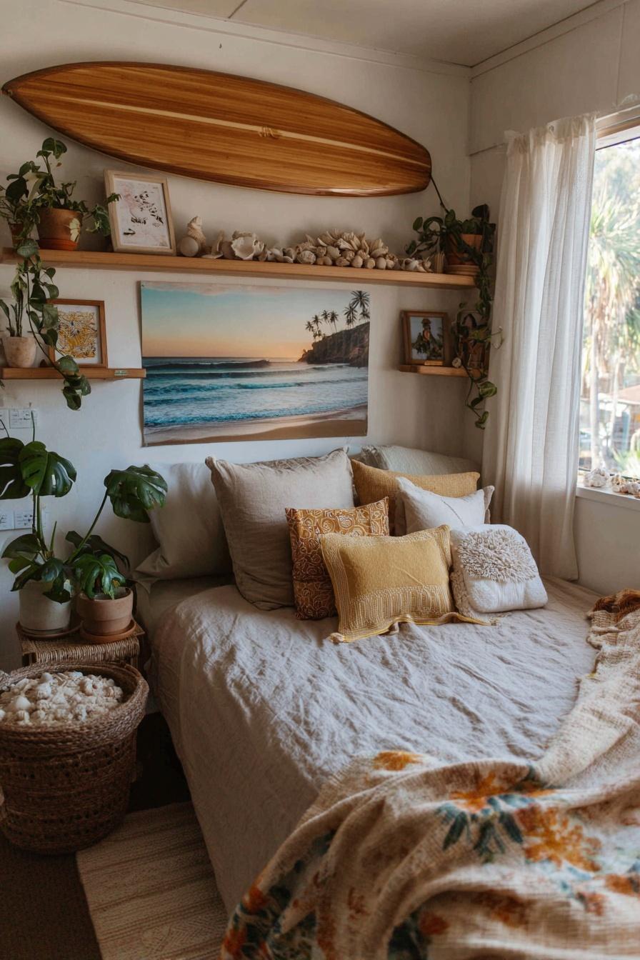 Add a Surfboard Wall Art Piece
