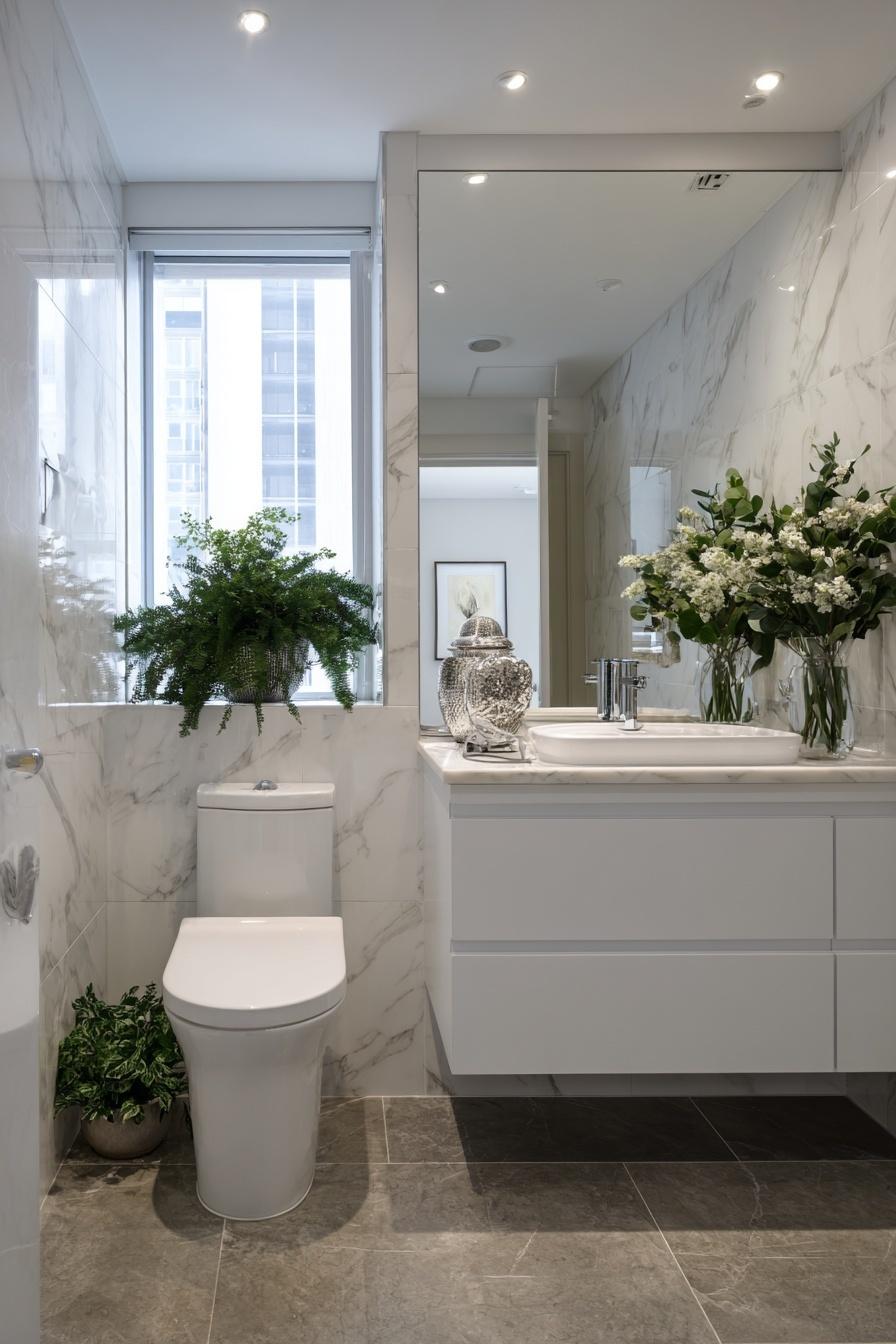 Brighten with Large Mirrors
