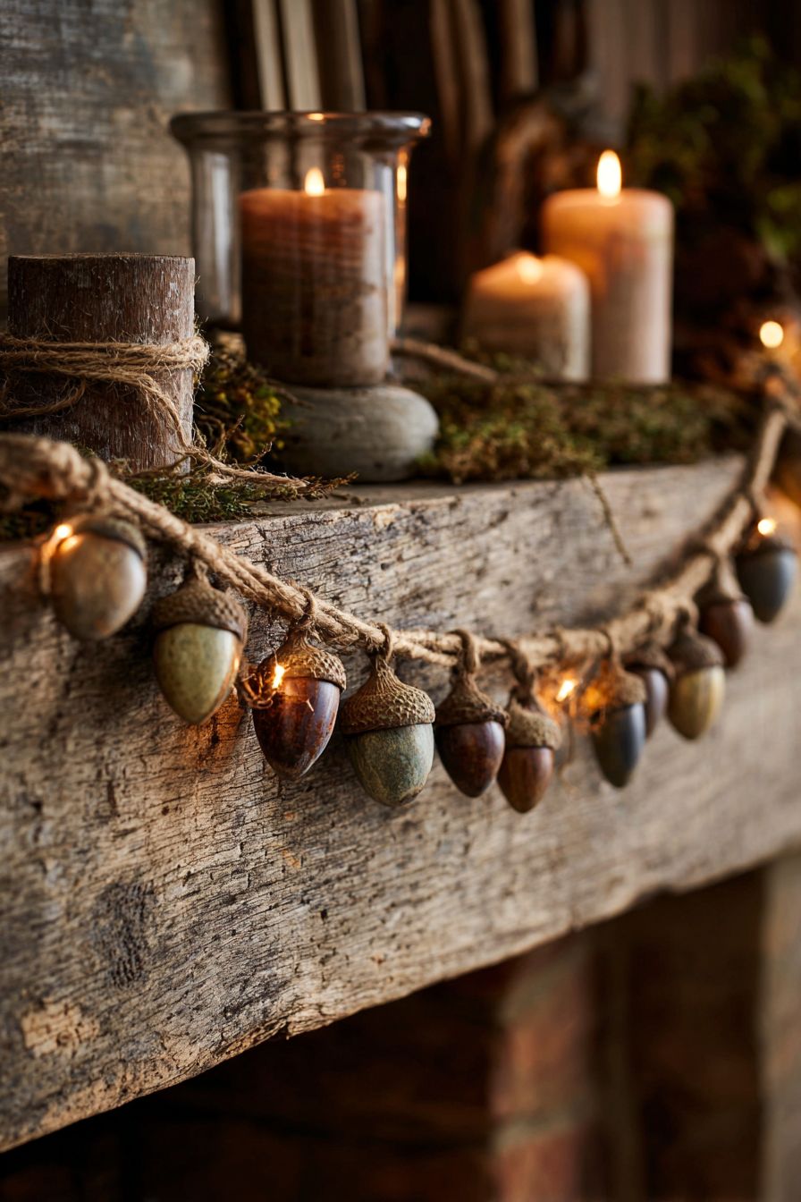 Create a Rustic Acorn Garland