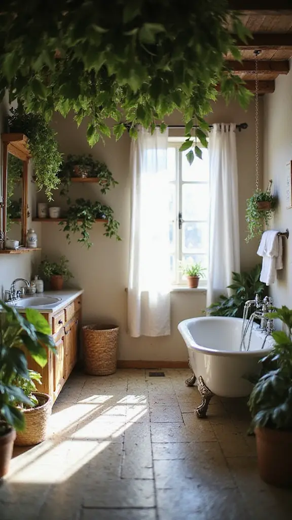 lush greenery enhances tranquility