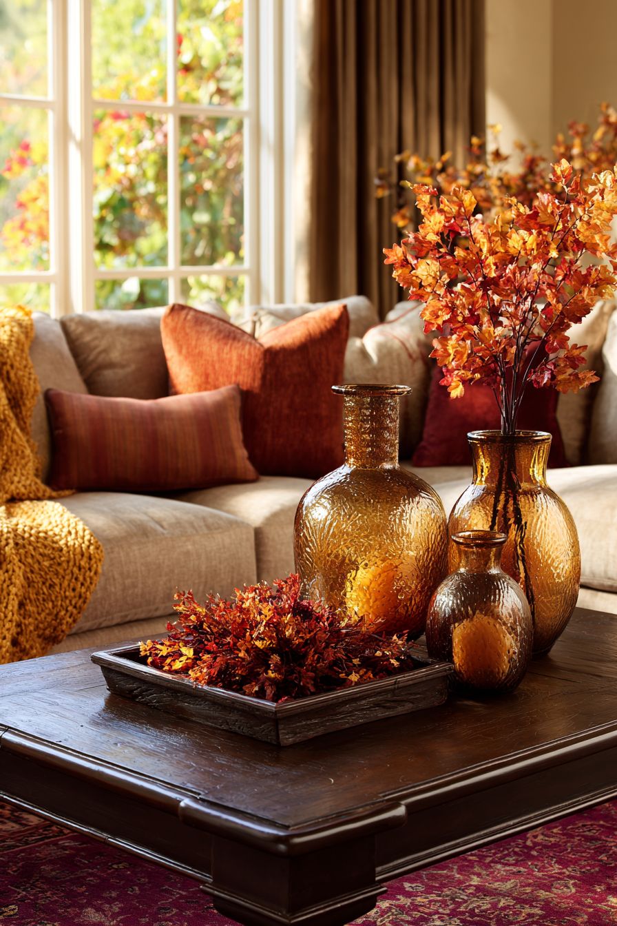 Introduce Warm Colors with Accessories