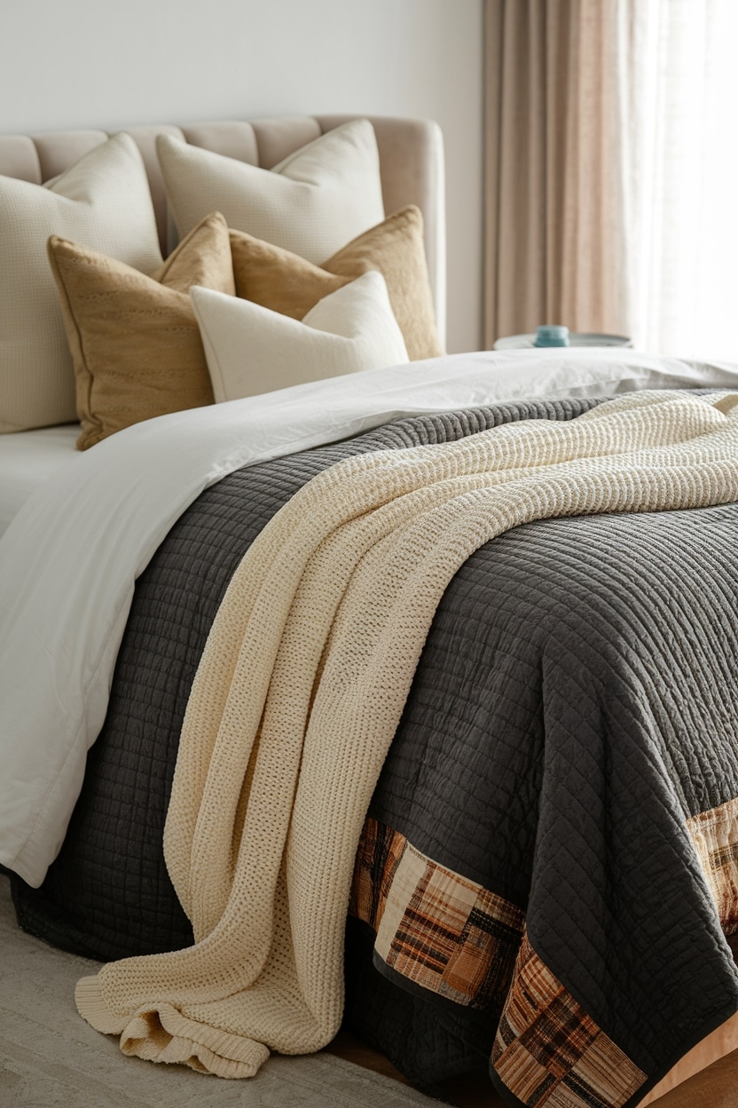 cozy up with blankets