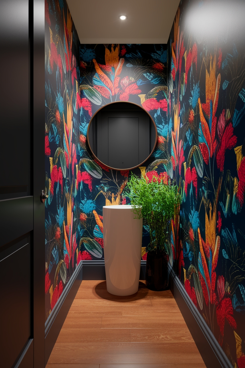 vibrant bold wallpaper transformation