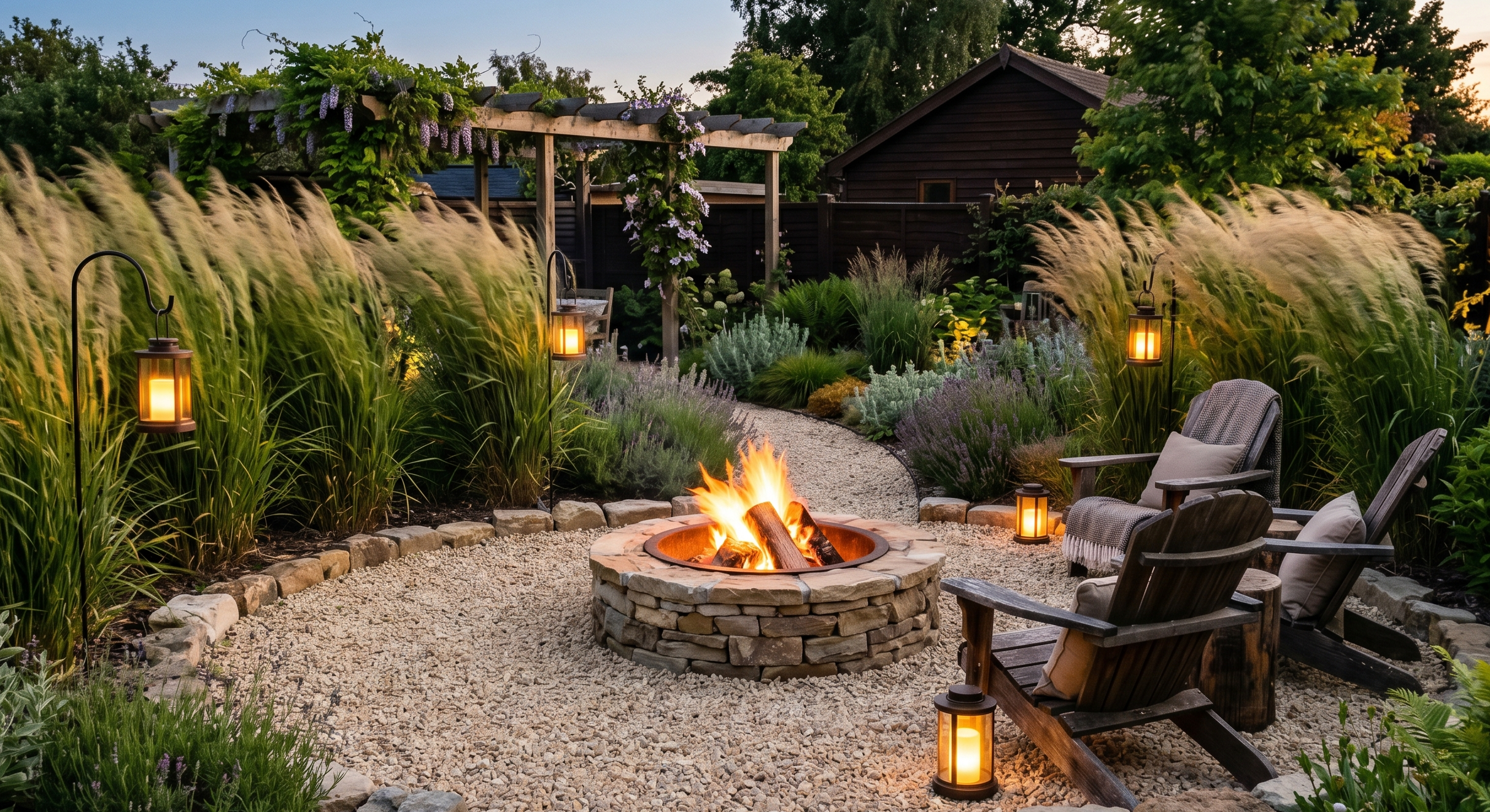 Backyard Fire Pit Landscaping Ideas